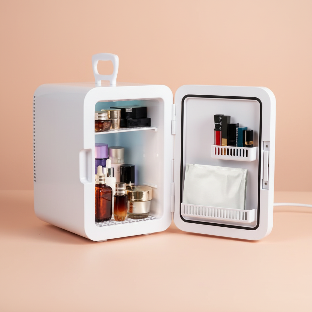 Mini réfrigérateur à maquillage